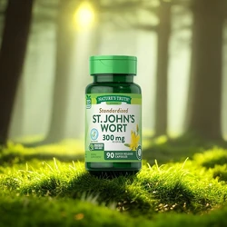 1 bottle Elevate your mood and rejuvenate your energy! St. John's Wort Extract Tablets for Stress Relief and Mental Health