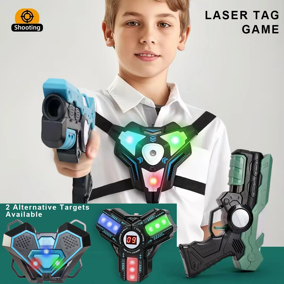 Laser Tag Set Kids - Infrared Toy Guns Set Laser Tag