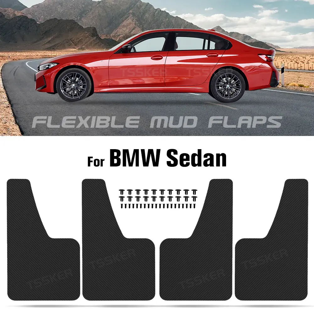 For BMW 3 4 5 6 7 8 Series i3 i5 i7 M3 M4 Fender Mudflaps Mud Flaps Splash Guards Mudguard