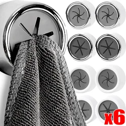 Self Adhesive Towel Plug Holder Silicone Hooks Wall Mounted Batroom Towel Kitchen Racks Dishcloth Hanger Clip Organizer Sucker