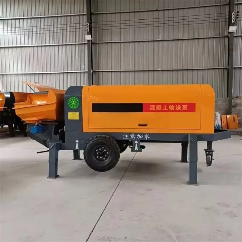 Mini Concrete Pump Small Diesel Mobile Concrete Pump  Concrete Truck with Pump view 2