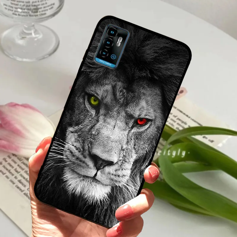 Case For ZTE A71 Coque A 71 Marble TPU Soft Silicone Funda Phone Case For ZTE Blade A71 a71 Shockproof Animals Cover Capa Bumper