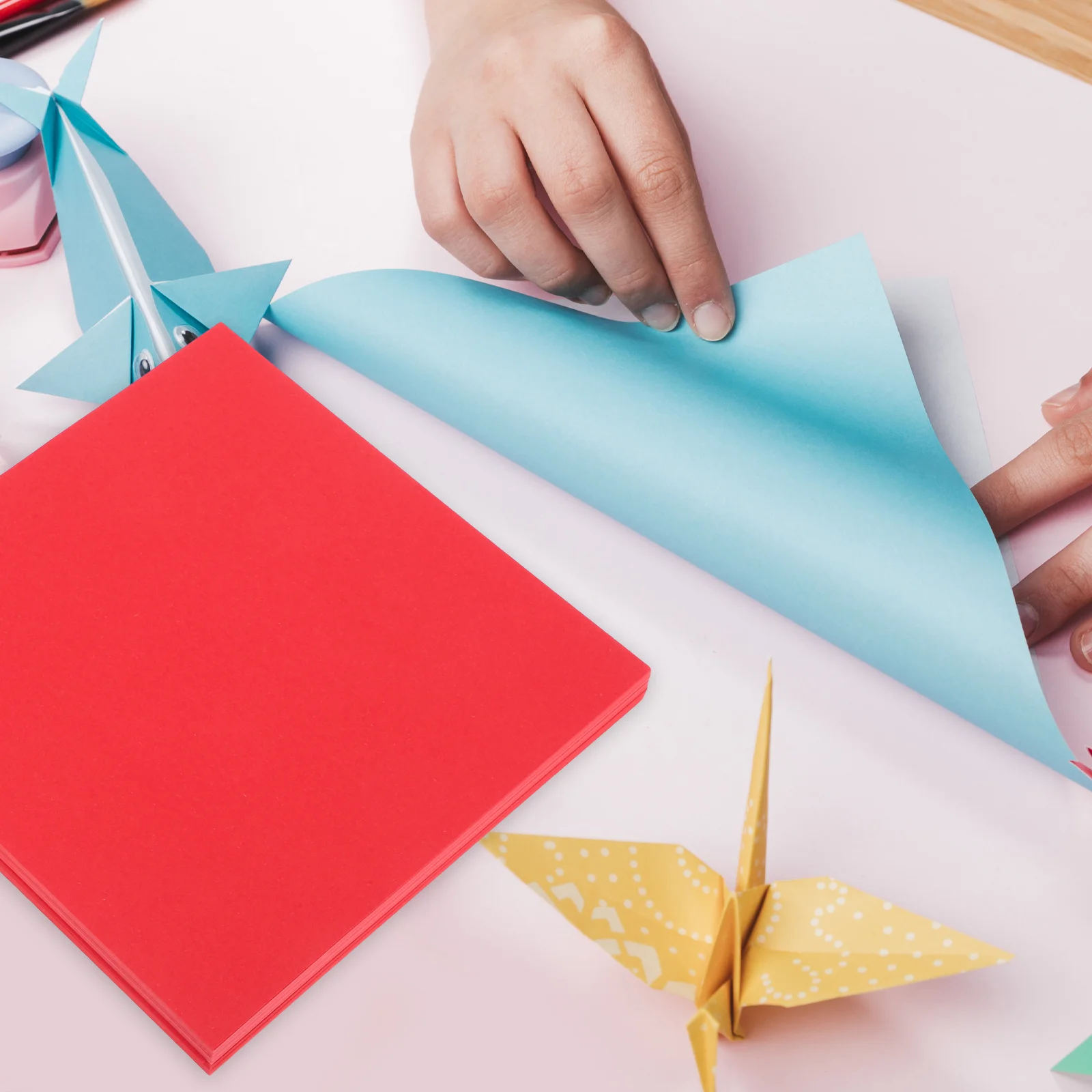

200 листов двухсторонняя бумага для оригами, складная квадратная бумага ручной работы, поделки, сделай сам, художественные школьные проекты, украшения