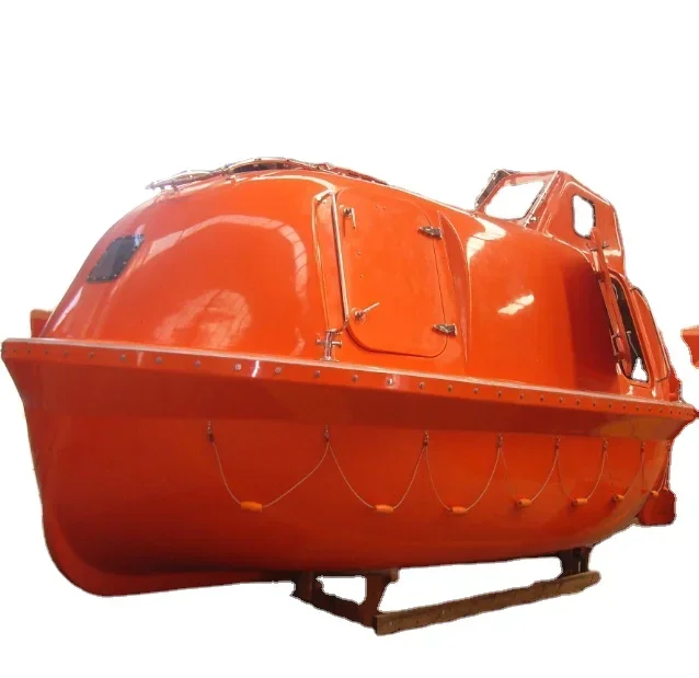 Factory price Totally enclosed lifeboat Solas Marine F.R.P. freefall life boat fire proof