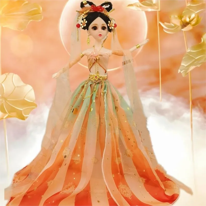 

2026 New Children's 30cm Ancient Dunhuang-Style Flying Doll Creative Chinese Ancient Doll Princess Doll For Birthday Gift LI942