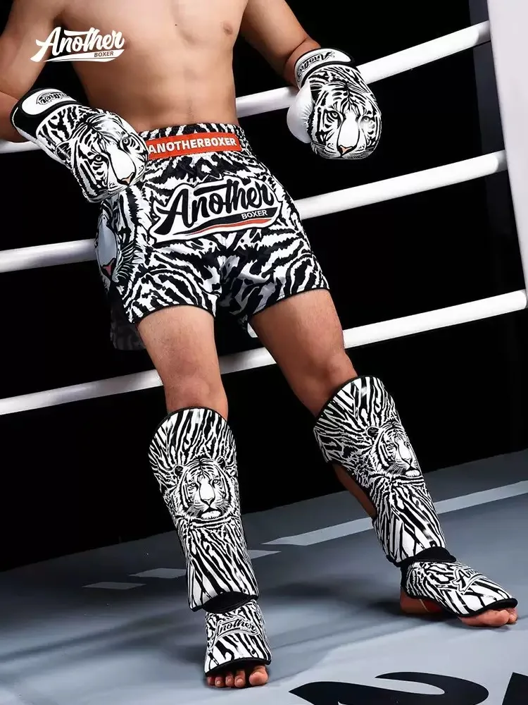 

Muay Thai Shin Guards Kickboxing MMA Boxing Leg Instep Protective Pads Martial Art Kicking Sparring Training Gear for BJJ Karate