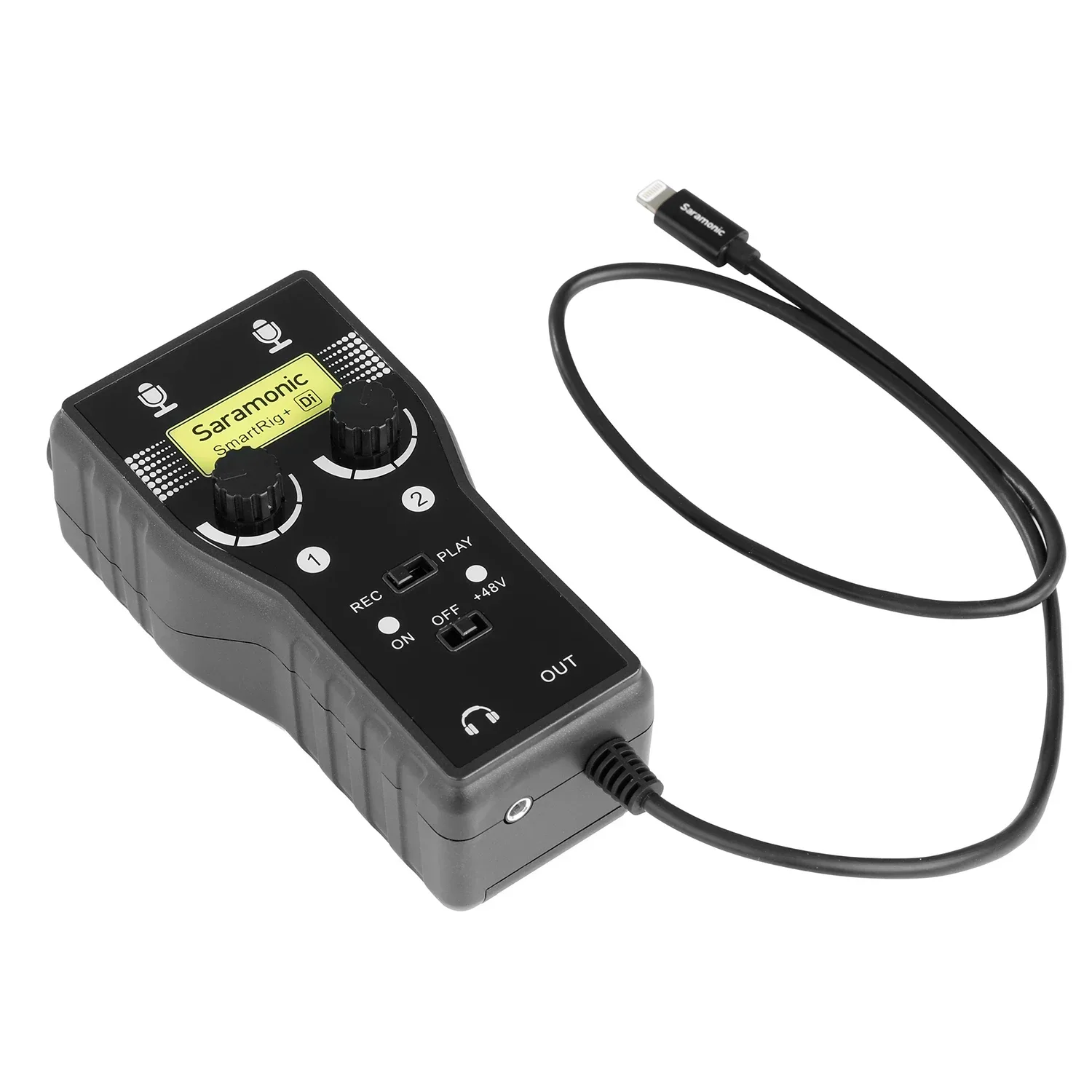 

Saramonic SmartRig+ Di 2-канальный XLR 6,3 мм гитарный студийный аудиоинтерфейсный микрофон с разъемом Lightning