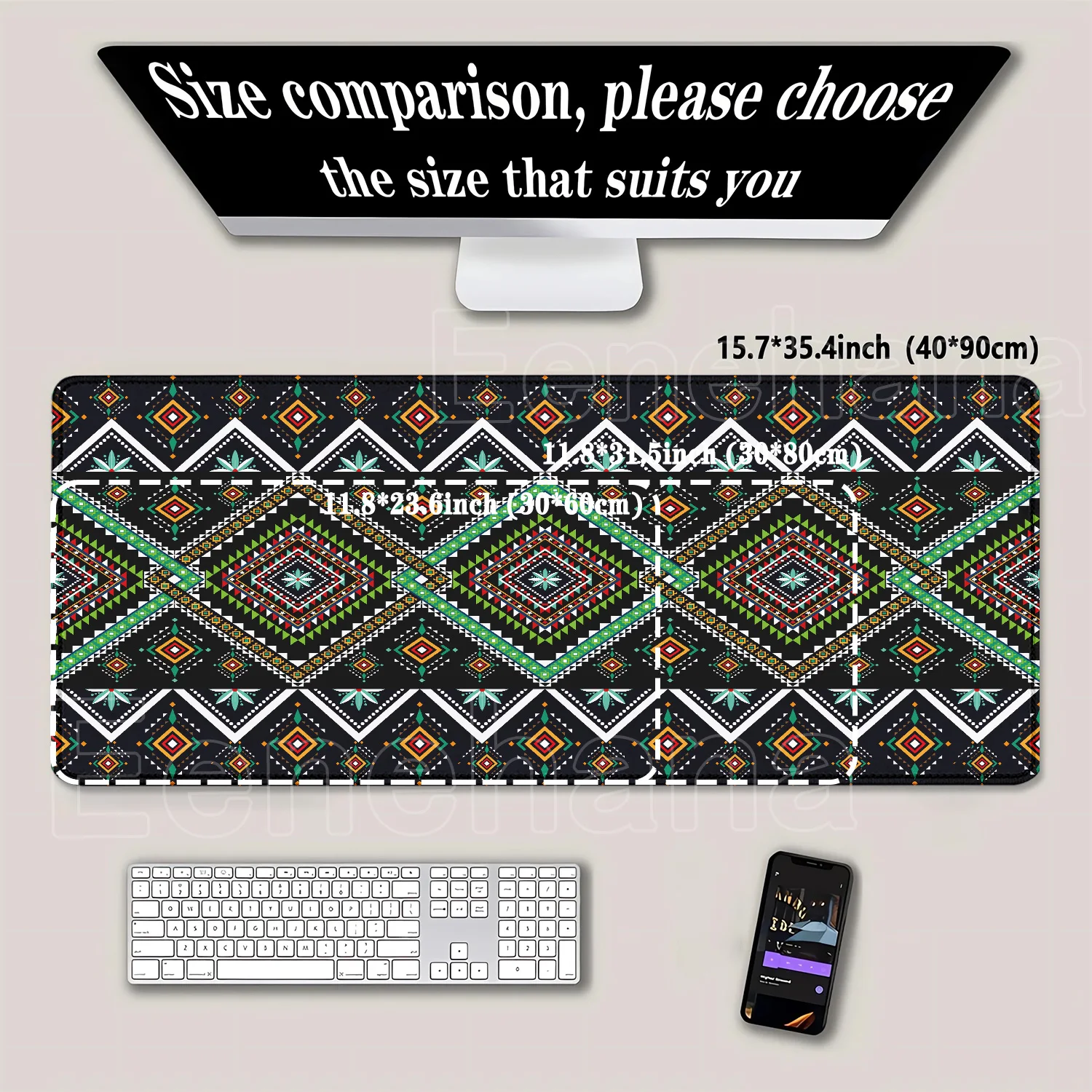 لوحة ماوس بنمط ريترو غامض فارسي، لوحة ماوس ألعاب الكمبيوتر، حصيرة ماوس مطاطية، لوحة مفاتيح ألعاب، مكتب مطاطي، حصيرة مكتبية