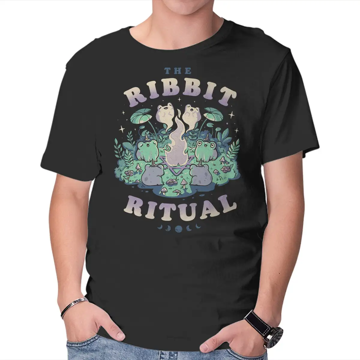 The Ribbit Ritual Anime Graphic T-shirts for Men Clothing Women Short Sleeve Tees New Arrivals Unisex Summer