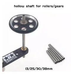 homemade mini 4wd 2pcs Guide Roller Shaft 2mm Hollow Motor Shaft 13/25/30/38mm For Tamiya Mini 4WD 1/32 scale model Car