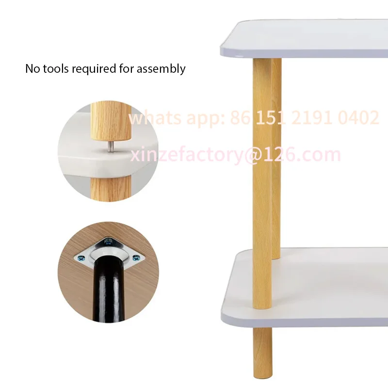 

Customizable Sofa Side Table Bedside Desk Coffee Table Living Room Side Cabinet Movable Simple 2-layer Corner Gap Storage Cabine