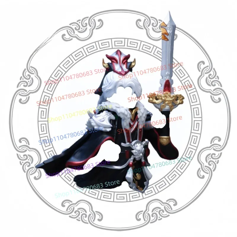 

Строительные блоки MOC, ограниченная серия, мини-фигурка фехтовальника Xianxia с доспехами, аксессуары, игрушка-дисплей для коллекционеров и подарков