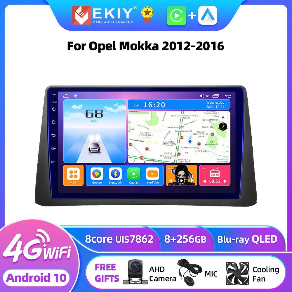 

EKIY T7 Android 10,0 Автомагнитола для Opel Mokka 2012-2016 мультимедийный плеер стерео навигация GPS 2din магнитофон головное устройство HU