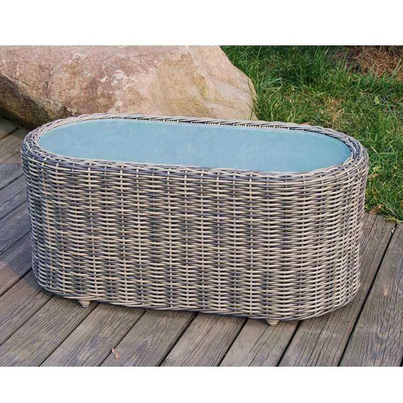 Outdoor Garden Furniture Set Rope Furniture Set Balcony Rattan Chair Nordic Single Sofa Love Seat