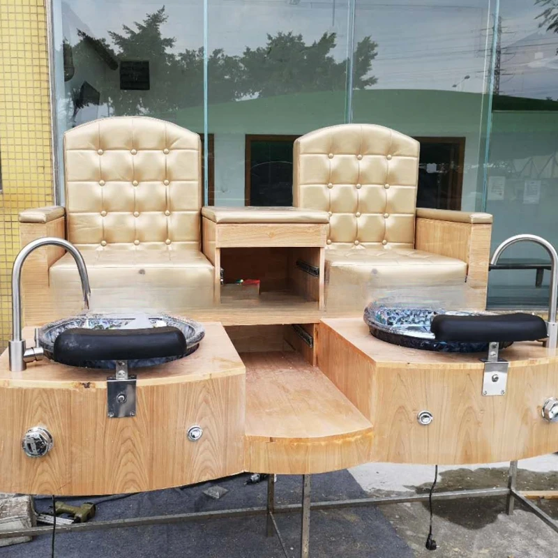 Double seats factory pedicure spa  Beauty salon and washing foot chair