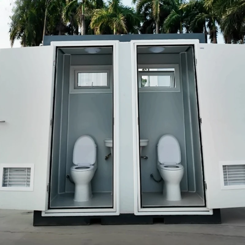 Sitting Squatting Toilet Portable Mobile Outdoor Bathroom Portable Toilet and Sink