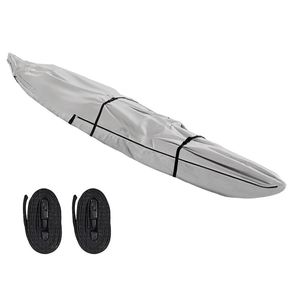 

Water Sports Dustproof Canoe Cover Full-Cover Boat Protection Waterproof Boat Cover Waterproof Zipper Design Compact Storage Bag