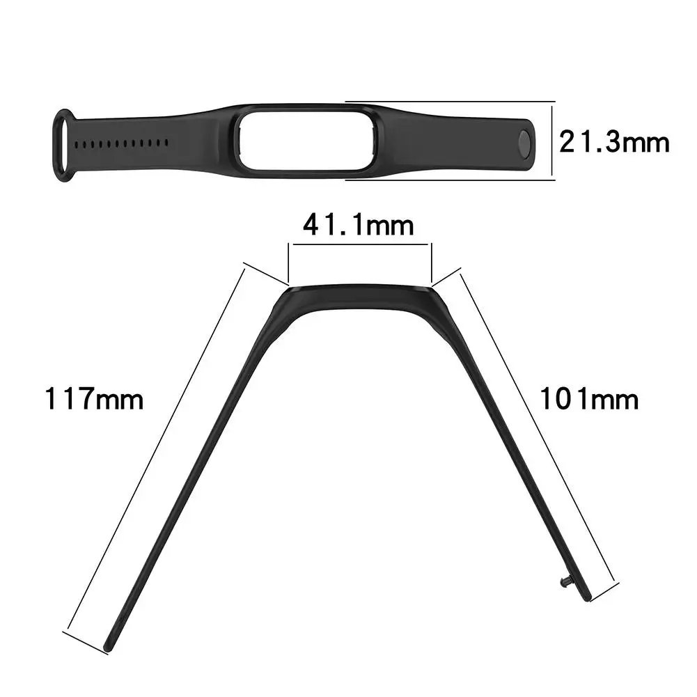 Fashionable Watch Strap Replacement, Soft Wristband, Pulseira de Substituição Ajustável, Compatível para Oppo Band, Watch Accessories