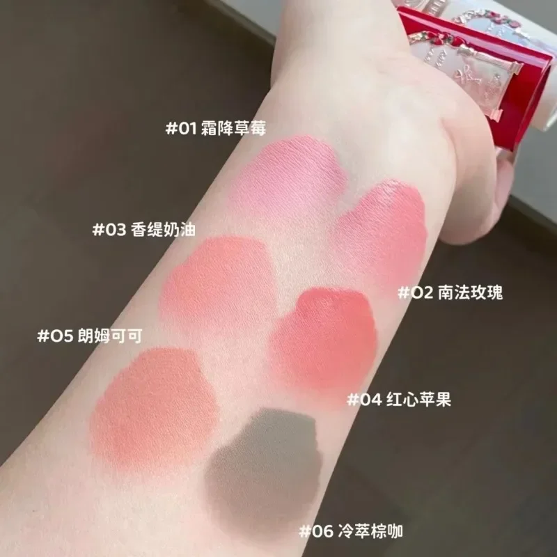 Nouvelle fleur connaît le fard à joues liquide et le Contour fraise Cupidon Finesse velours naturel 100% fleur originale connaît un maquillage Rare beauté