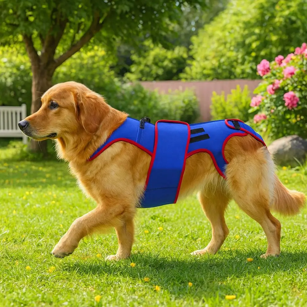 

Adjustable Dog Back Brace Thickened Breathable Dog Soothing Clothes Comfortable Back Protector Pet Spine Leash