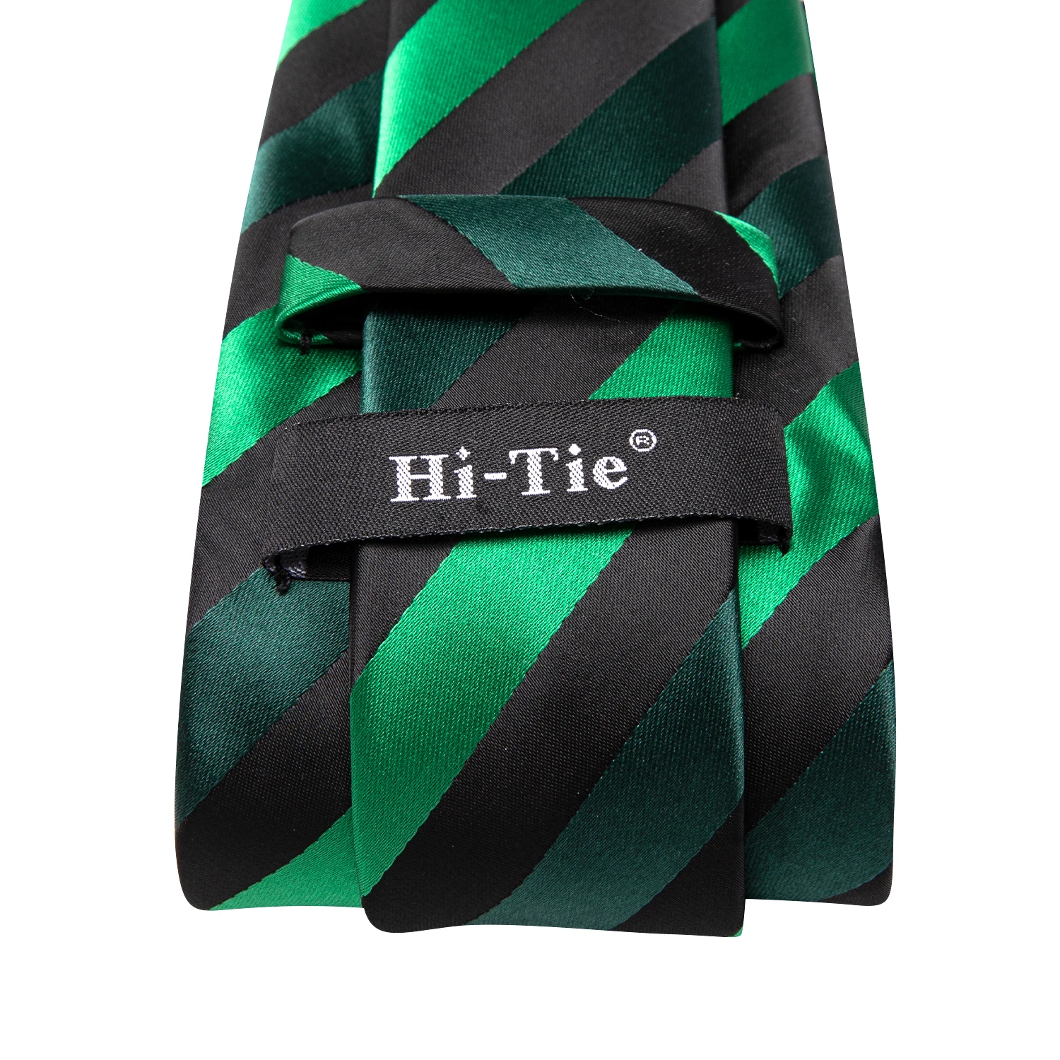 Hi-Tie corbata de seda a rayas para hombre, accesorio de lujo para hombre, pañuelo de moda, gemelos para esmoquin, regalo clásico