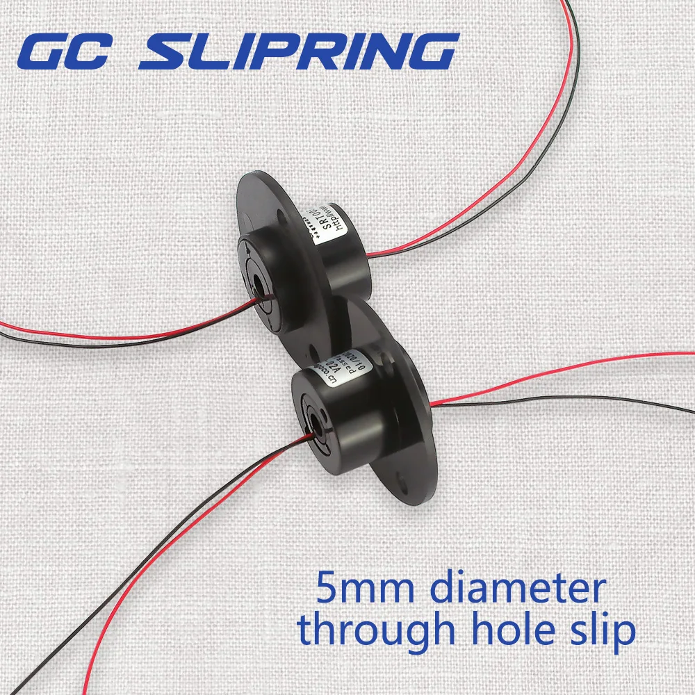 Through hole slip ring 5mm2 circuit 2A electric slip ring electric ring collector ring power slip ring conductive ring electric