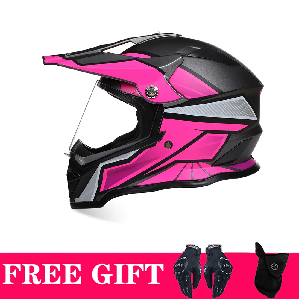 Motorcycle Motocross Helmet Karting Cross Racing Full Face Motorbike Four Seasons Casco Windsheild Motorbike Casque Kask Helm