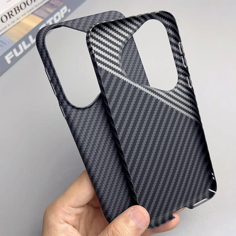 Cover For Huawei Pura 70 Ultra Pura 80 Pro Plus Slim Thin Case PC Carbon Fiber Texture Pattern Matte Hard Phone Case Shell