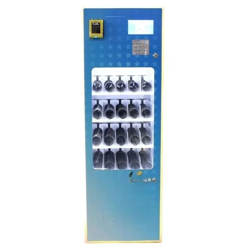 Smart 24-hour self-service coin and banknote dispenser Slim and tall mini vending machine for snacks, milk, food and