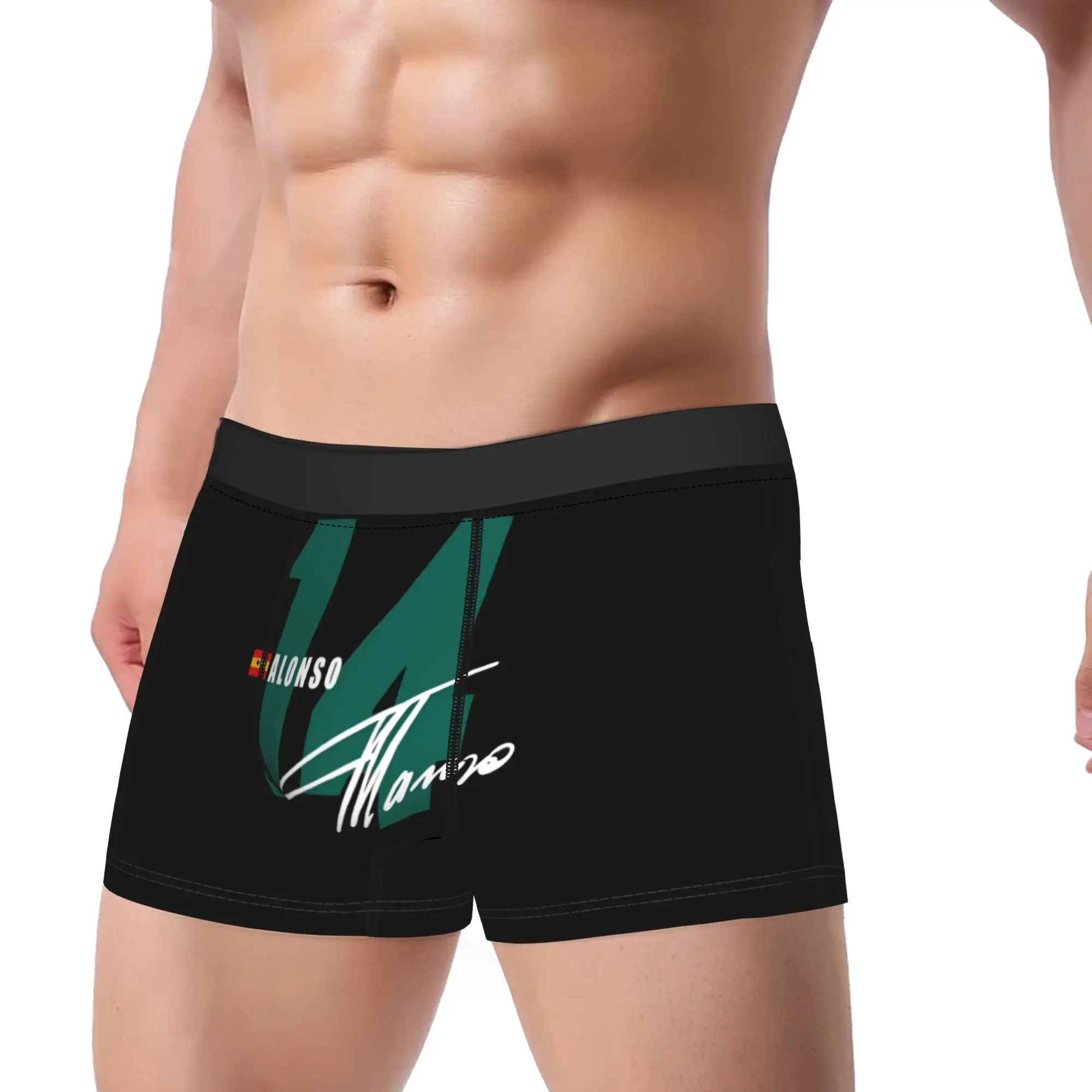 I Love My Fernandos Alonsos Underwear  Pattern Boxer Shorts High Quality Males Underpants Breathable Shorts Briefs Gift