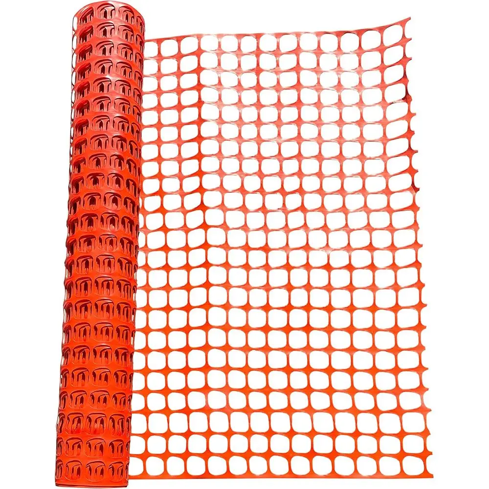 

Оранжевый защитный забор — 4 x 100 футов | Рулон 17 фунтов | DOT Совместимость | Прочность 225 фунтов | Идеально подходит для контроля толпы и строительной бары