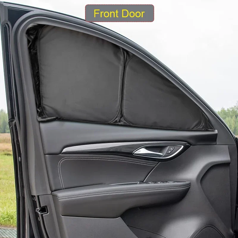 

Car Black Window Privacy Sunshade Auto Anti-UV Heat Insulation Protect Cover Interior Accessory For BUICK ENVISION 2021-Present