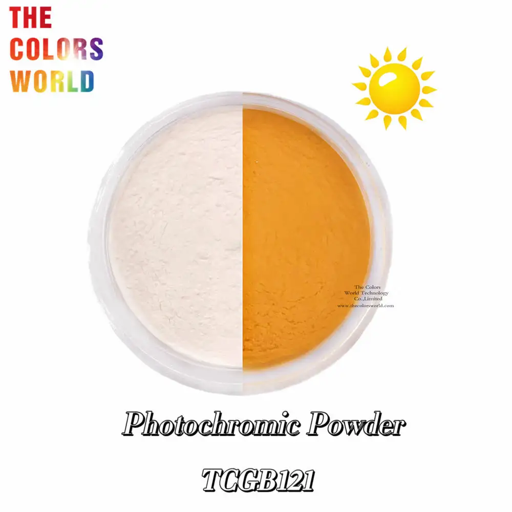 Polvo fotocromático TCT-773 que cambia de Color, pigmento sensible a la luz solar UV para manicura, decoración artística de uñas, gel UV