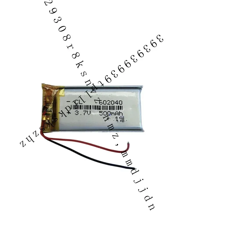 

10 x 3.7V 500mAh 602040 Lipo Polymer Battery For Cell Phone MP3 DVD GPS Camera