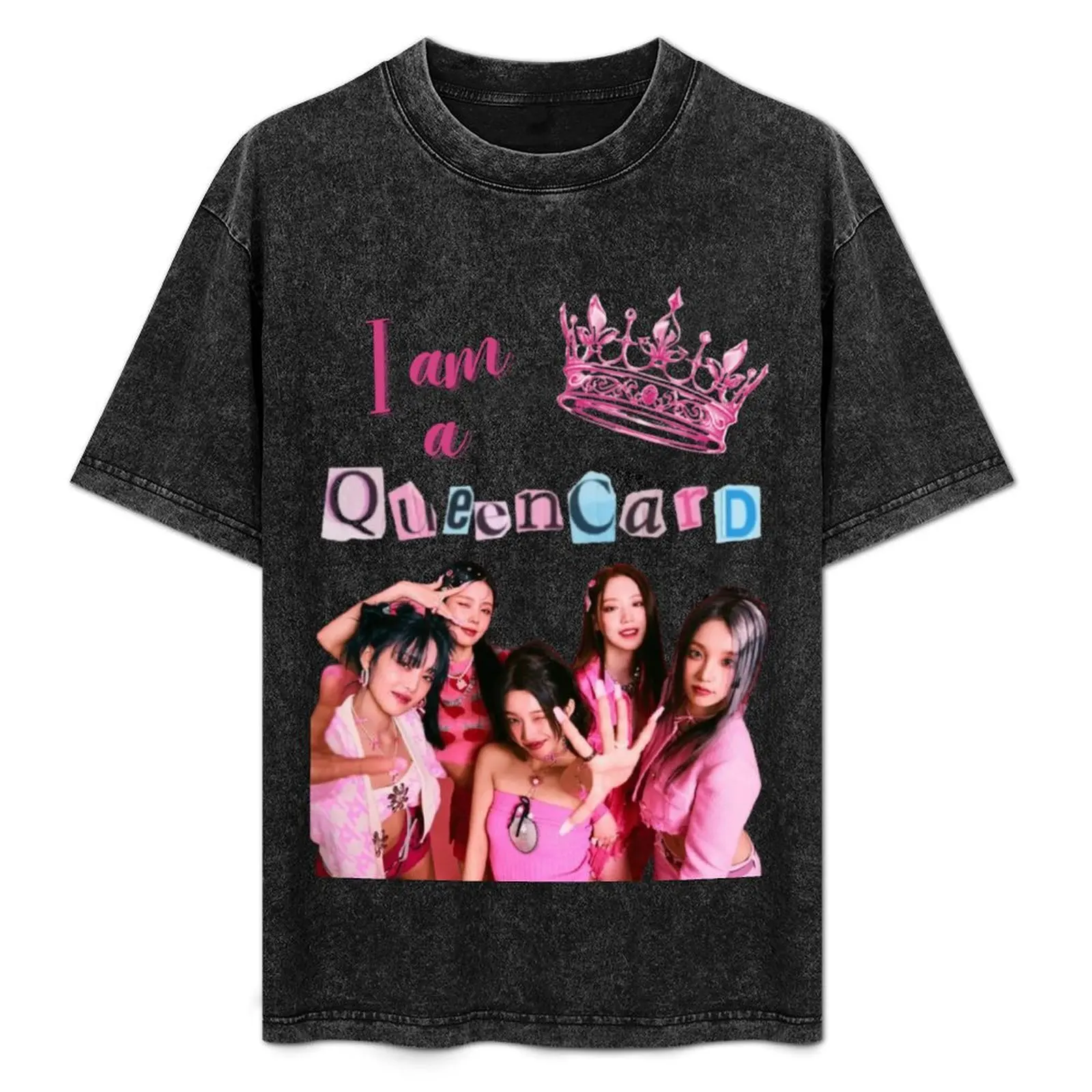

Queencard G idle T-Shirt rapper graphic tees man t shirt tshirts personalised slim fit t shirts for men