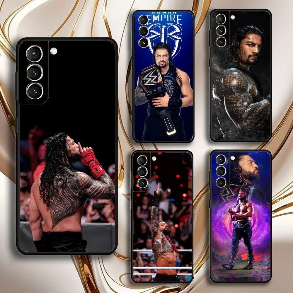 

OTC R-Roman R-Reings Phone Case For Samsung GalaxyA13,21s,22,31,32,52,53,71,72,73,Soft Black Shell