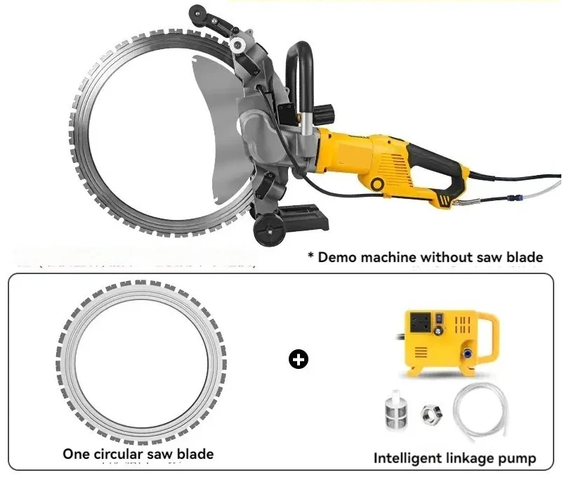 Hand-held Electric Tool Concrete Wall Cutting Machine Wall Opening Door and Window Modification Stone High Frequency Ring Saw