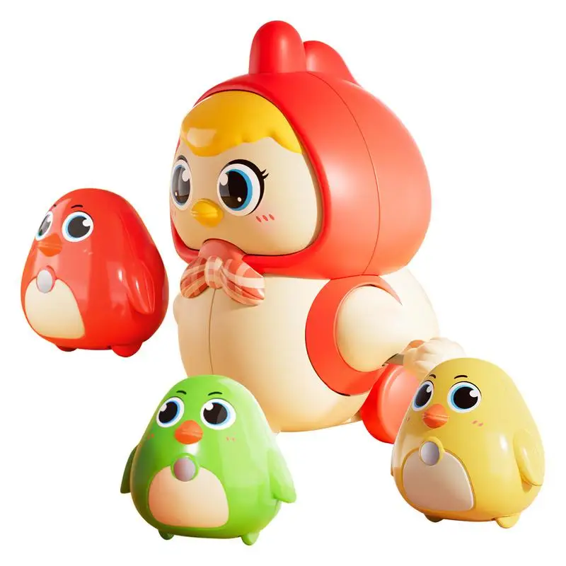 Wind Up Chicken Toy Walking Chicken Cute Windup Toys Toddler Crawling Toys Jumping Chicken Toy Easter Stocking Stuffers Hand