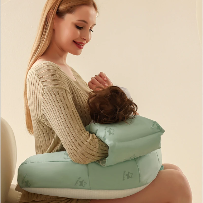 Almohada versátil para bebé para lactancia, soporte de cintura y aprender a sentarse con materiales suaves y seguros para madres y bebés