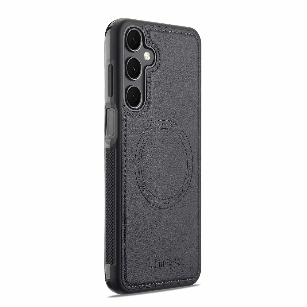 حافظة هاتف جلدية مغناطيسية لهاتف سامسونج جالاكسي S25 S24 S23 S22 S21 Plus Ultra A55 A56 A54 A36 A35 A16 5G لغطاء ناعم Magsafe #5