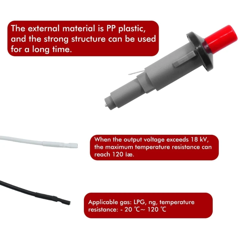 信頼性の高い点火システムセット電子点火装置ガス点火キット屋外調理点火キット E210 700 E310 E320 用