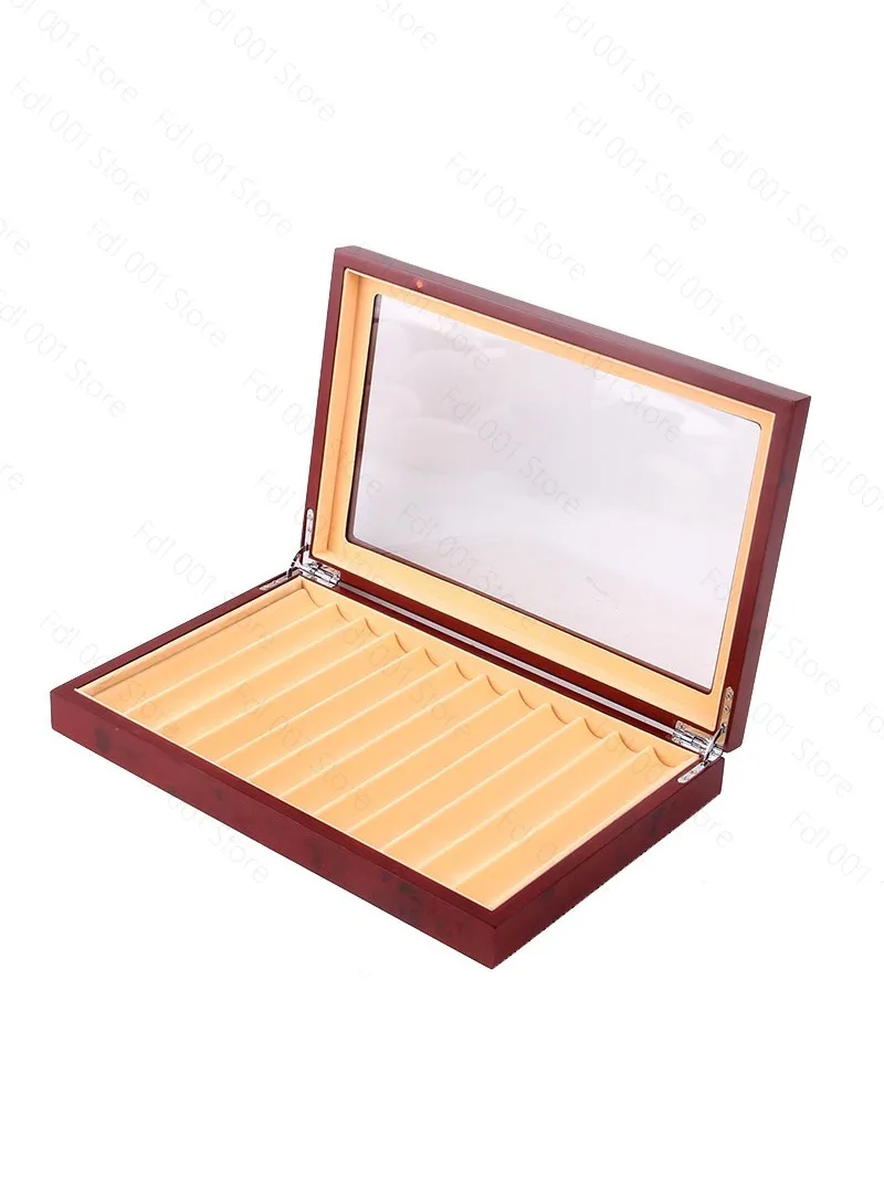 For Pen Wooden Packaging Box Wooden Drawer Gift Box Display Storage Box Large Capacity