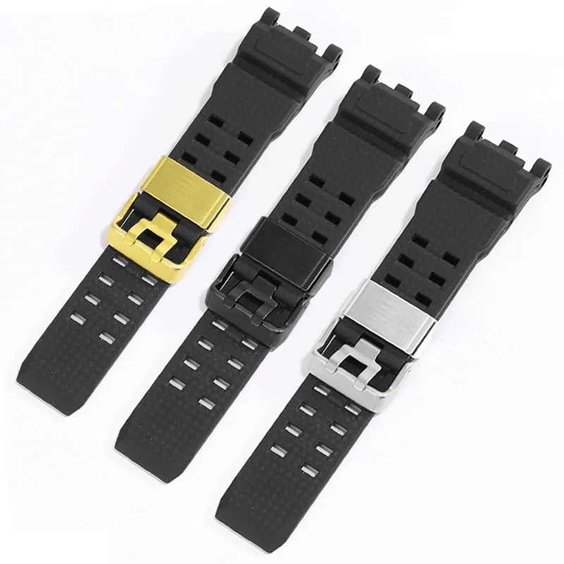 Black Silicone Watchband for Casio G-SHOCK GWG-2000 GWG-2040 Series Men Sport Band Strap Watch Rubber Bracelet  Accessories