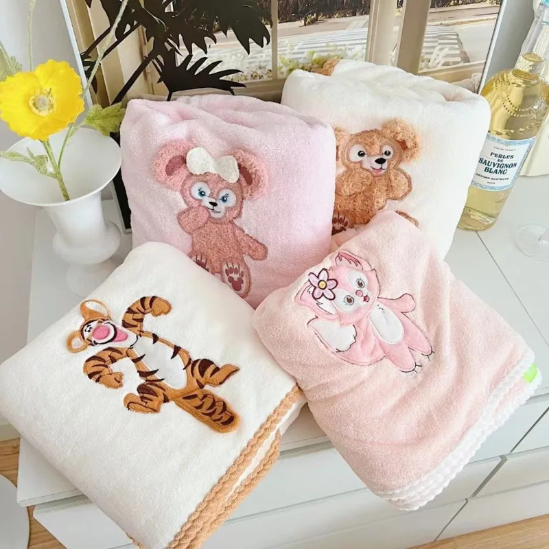 Disney Lina Bell Tigger Set di asciugamani asciugamano da bagno assorbente veloce asciugamano da bagno in cotone carino bambini adulti gettare