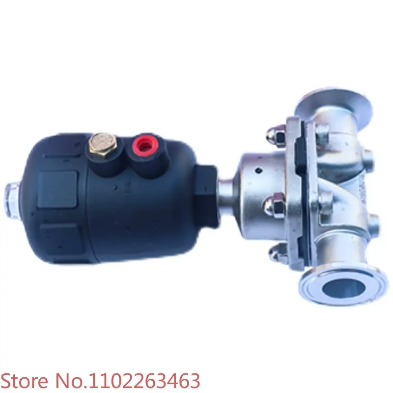 

Double diaphragm pneumatic diaphragm valve quick installation chuck clamp food pharmaceutical 316L stainless steel cylinder