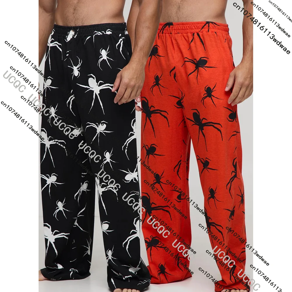 

New Mens Halloween Spider Pants Sports Casual Comfortable Pajama Pants 3D Printed Special Edition Breathable Loose Sweatpants