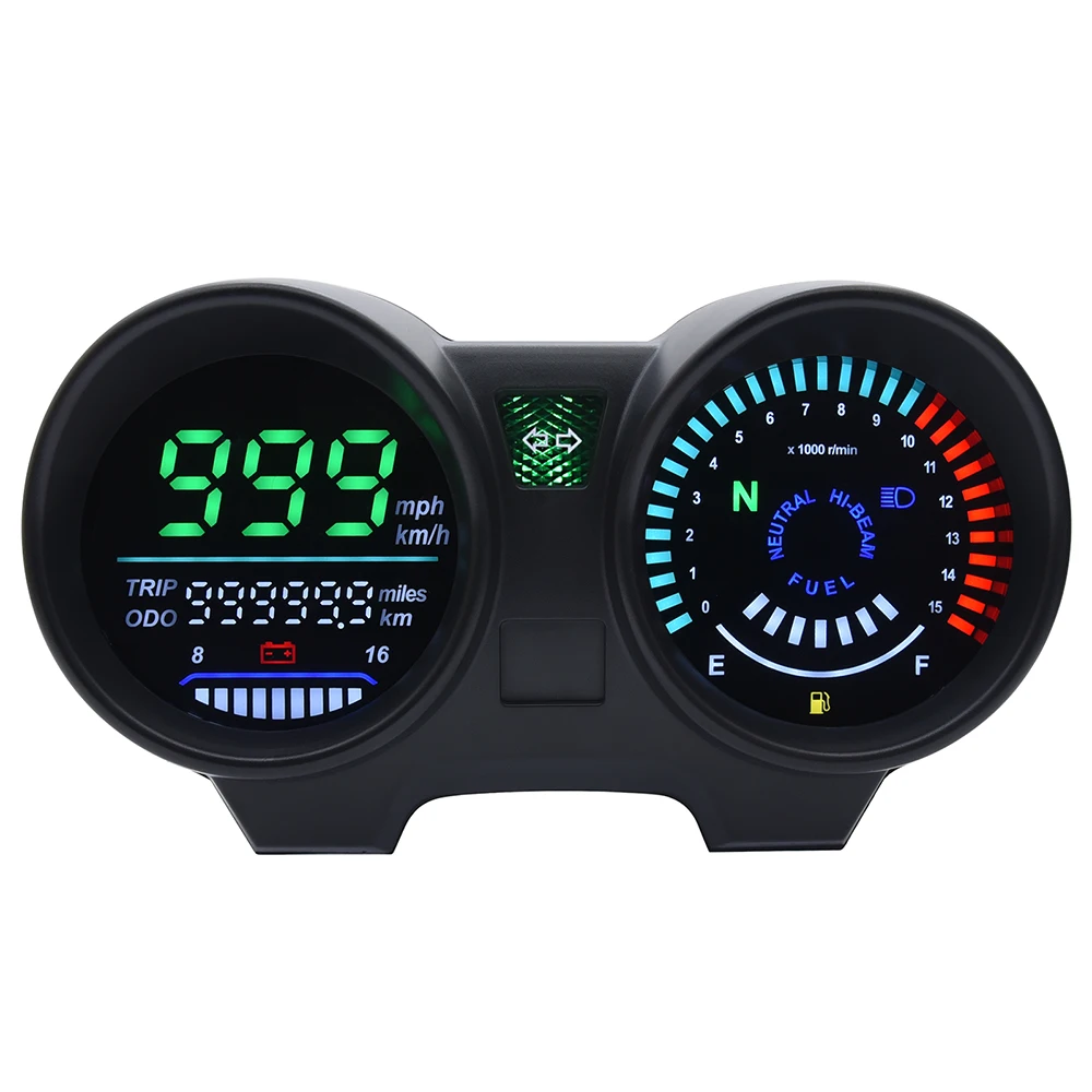 Newest Speedometer Digital Dashboard LED Electronics Motorcycle RPM Meter For Brazil TITAN 150 Honda CG150  Fan150 2010 2012