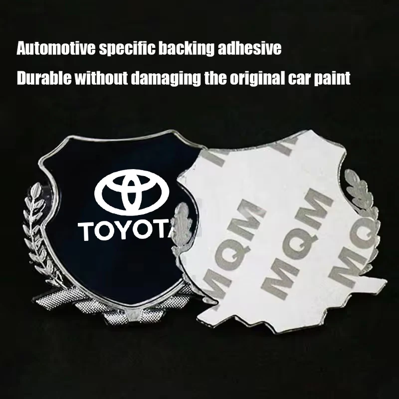لتويوتا سيارة معدنية ملصق ماي سوي الجانب شعار نافذة الجسم شعار السيارة #3