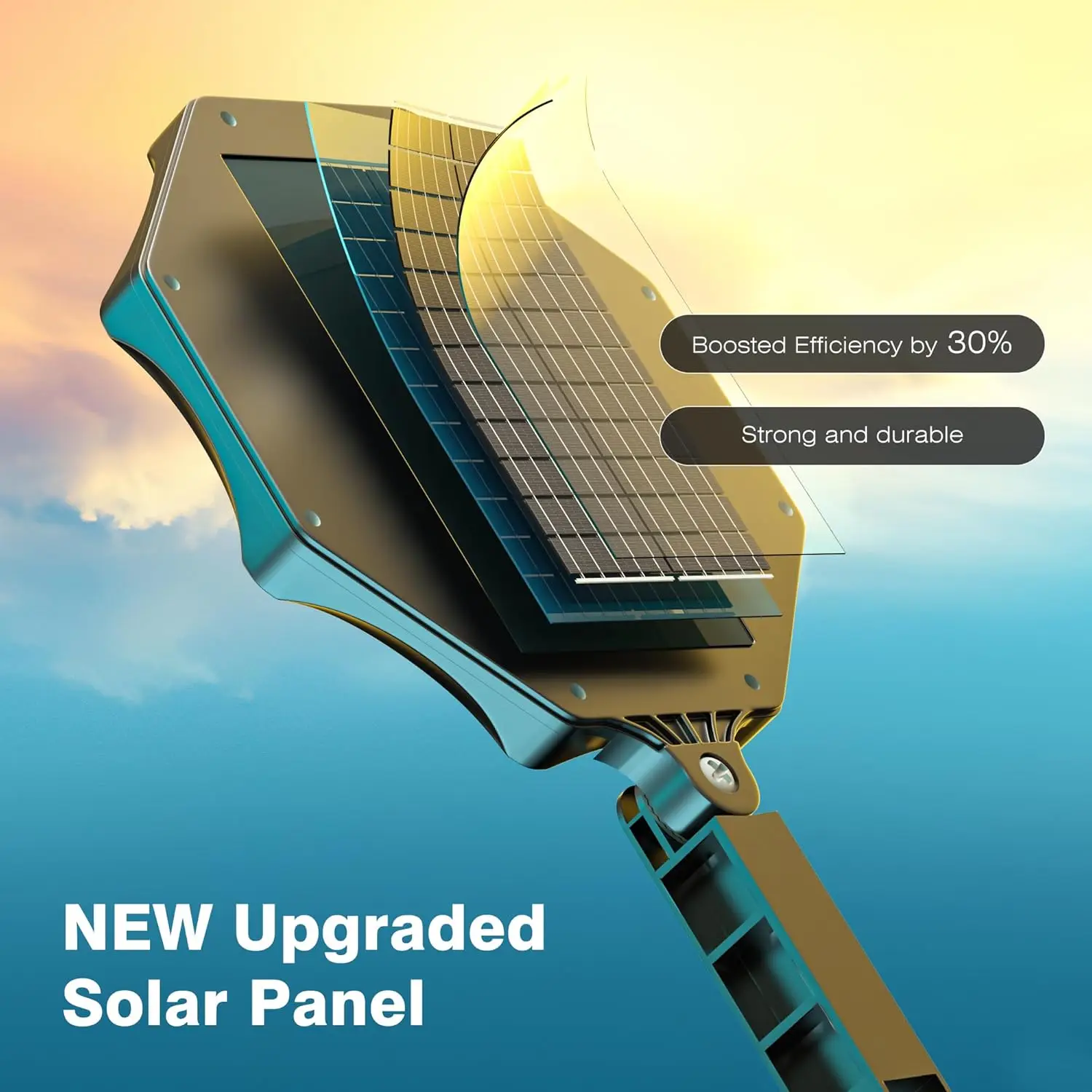 أضواء خارجية تعمل بالطاقة الشمسية مع مستشعر للحركة، 168LED كشاف ضوء من الغسق إلى الفجر، IP66 مقاوم للماء للفناء وحمامات السباحة (عبوة من قطعتين)