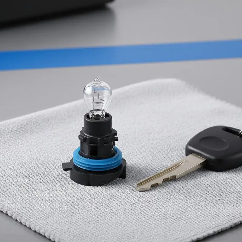 C5 12V Daytime Running Lamp 6216F6 Bulb PH24W Base 89072904 for Auto Safety and Brightness Improvement